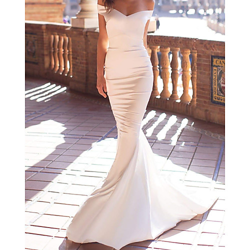 Mermaid / Trumpet Beautiful Back Sexy Engagement Formal Evening Dress Off Shoulder Sleeveless Court Train Satin with Sleek 2021
Mermaid / Trumpet Beautiful Back Sexy Engagement Formal Evening Dress Off Shoulder Sleeveless Court Train Satin with Sleek 2021
