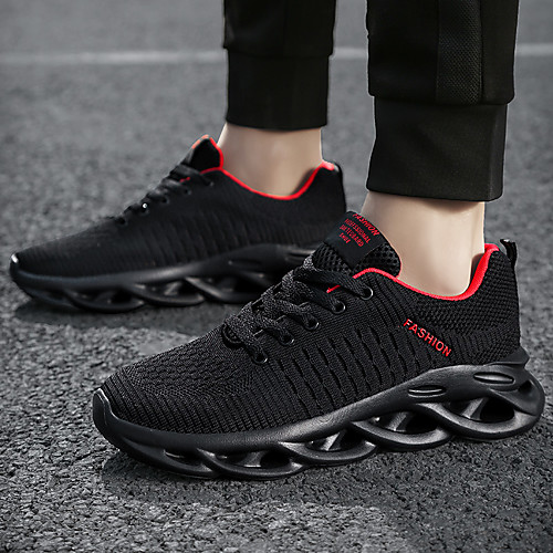 Men's Trainers Athletic Shoes Sporty Daily Outdoor Running Shoes Fitness & Cross Training Shoes Tissage Volant Breathable Non-slipping Wear Proof Black / Red Black Fall Summer
Men's Trainers Athletic Shoes Sporty Daily Outdoor Running Shoes Fitness & Cross Training Shoes Tissage Volant Breathable Non-slipping Wear Proof Black / Red Black Fall Summer