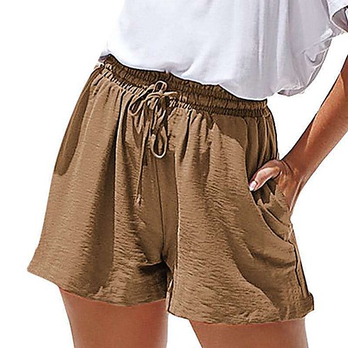 Women's Basic Comfort Loose Daily Shorts Pants Solid Colored Black Red Wine
Women's Basic Comfort Loose Daily Shorts Pants Solid Colored Black Red Wine