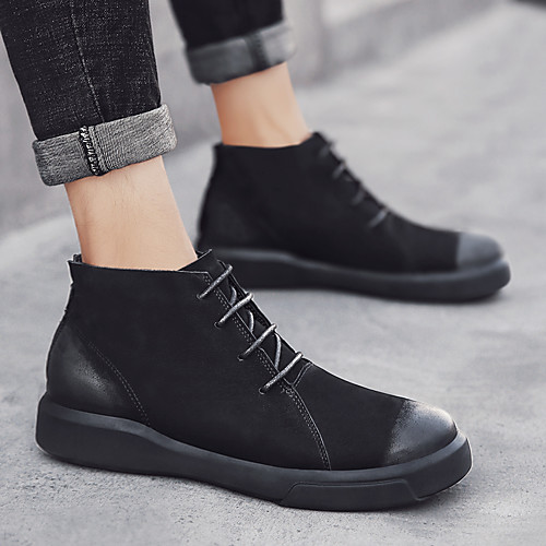 Men's Boots Business Vintage British Daily Outdoor Nappa Leather Breathable Wear Proof Black Khaki Brown Fall Summer
Men's Boots Business Vintage British Daily Outdoor Nappa Leather Breathable Wear Proof Black Khaki Brown Fall Summer
