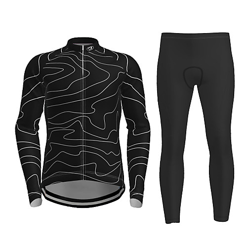 21Grams Men's Long Sleeve Cycling Jersey with Tights Winter Black Novelty Bike Breathable Quick Dry Sports Novelty Mountain Bike MTB Road Bike Cycling Clothing Apparel / Micro-elastic / Athleisure
21Grams Men's Long Sleeve Cycling Jersey with Tights Winter Black Novelty Bike Breathable Quick Dry Sports Novelty Mountain Bike MTB Road Bike Cycling Clothing Apparel / Micro-elastic / Athleisure