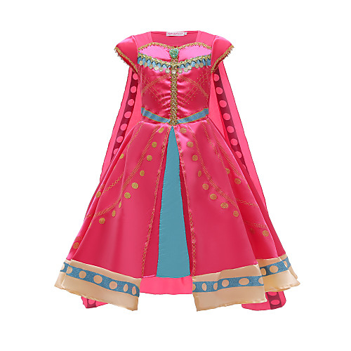 Princess Dress Cosplay Costume Girls' Movie Cosplay Vacation Dress Halloween Fuchsia Dress Cloak Halloween Carnival New Year Polyester / Cotton
Princess Dress Cosplay Costume Girls' Movie Cosplay Vacation Dress Halloween Fuchsia Dress Cloak Halloween Carnival New Year Polyester / Cotton