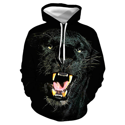 Men's Pullover Hoodie Sweatshirt Graphic Animal Hooded Daily Club Casual Hoodies Sweatshirts Black
Men's Pullover Hoodie Sweatshirt Graphic Animal Hooded Daily Club Casual Hoodies Sweatshirts Black
