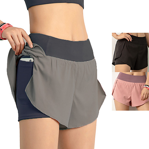 INFLACHI Women's Running Shorts Athletic Bottoms 2 in 1 with Phone Pocket Liner Gym Workout Marathon Running Jogging Trail Training Lightweight Breathable Quick Dry Sport Black Blushing Pink Blue
INFLACHI Women's Running Shorts Athletic Bottoms 2 in 1 with Phone Pocket Liner Gym Workout Marathon Running Jogging Trail Training Lightweight Breathable Quick Dry Sport Black Blushing Pink Blue