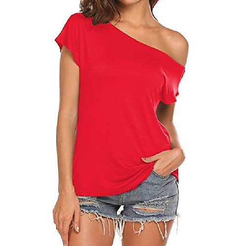 t shirts for women short sleeve loose fit off shoulder blouses tops summer red 2xl
t shirts for women short sleeve loose fit off shoulder blouses tops summer red 2xl