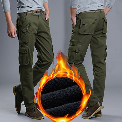 Men's Hiking Pants Trousers Hiking Cargo Pants Solid Color Winter Outdoor Loose Portable Breathable Warm Soft Cotton Pants / Trousers Bottoms Black Army Green Khaki Hunting Fishing Climbing 28 29 30
Men's Hiking Pants Trousers Hiking Cargo Pants Solid Color Winter Outdoor Loose Portable Breathable Warm Soft Cotton Pants / Trousers Bottoms Black Army Green Khaki Hunting Fishing Climbing 28 29 30