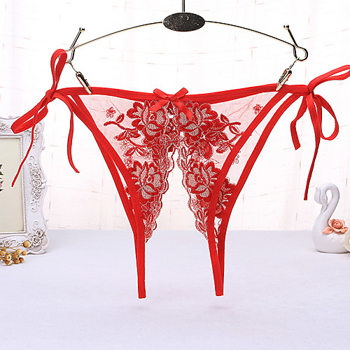 Women's 1 Piece Mesh / Lace G-strings & Thongs Panties - Normal Low Waist White Blue Red One-Size
Women's 1 Piece Mesh / Lace G-strings & Thongs Panties - Normal Low Waist White Blue Red One-Size