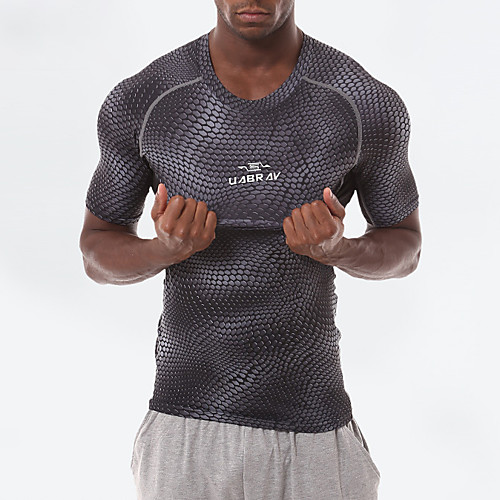 UABRAV Men's Short Sleeve Compression Shirt Running Shirt Tee Tshirt Top Athleisure Elastane Breathable Quick Dry Sweat-wicking Gym Workout Performance Running Jogging Training Sportswear Snakeskin
UABRAV Men's Short Sleeve Compression Shirt Running Shirt Tee Tshirt Top Athleisure Elastane Breathable Quick Dry Sweat-wicking Gym Workout Performance Running Jogging Training Sportswear Snakeskin