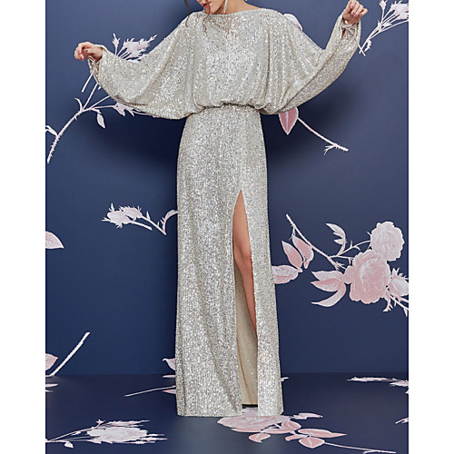 A-Line Sparkle Sexy Party Wear Formal Evening Dress V Neck Long Sleeve Floor Length Sequined with Sequin Split 2021
A-Line Sparkle Sexy Party Wear Formal Evening Dress V Neck Long Sleeve Floor Length Sequined with Sequin Split 2021
