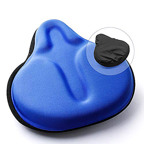 Bike Seat Cushion, Exercise Bike Seat Cover, Wide Foam & Extra Soft Gel Bike Seat Cushion for Women Men Everyone, Fits Cruiser and Stationary Bikes, Indoor Cycling
Bike Seat Cushion, Exercise Bike Seat Cover, Wide Foam & Extra Soft Gel Bike Seat Cushion for Women Men Everyone, Fits Cruiser and Stationary Bikes, Indoor Cycling