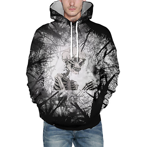 Men's Halloween Pullover Hoodie Sweatshirt Graphic Skull Hooded Casual Hoodies Sweatshirts Gray
Men's Halloween Pullover Hoodie Sweatshirt Graphic Skull Hooded Casual Hoodies Sweatshirts Gray