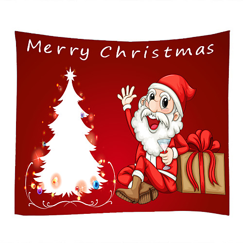 Christmas Santa Claus Wall Tapestry Art Decor Blanket Curtain Picnic Tablecloth Hanging Home Bedroom Living Room Dorm Decoration Christmas Tree Gift Cartoon Polyester
Christmas Santa Claus Wall Tapestry Art Decor Blanket Curtain Picnic Tablecloth Hanging Home Bedroom Living Room Dorm Decoration Christmas Tree Gift Cartoon Polyester
