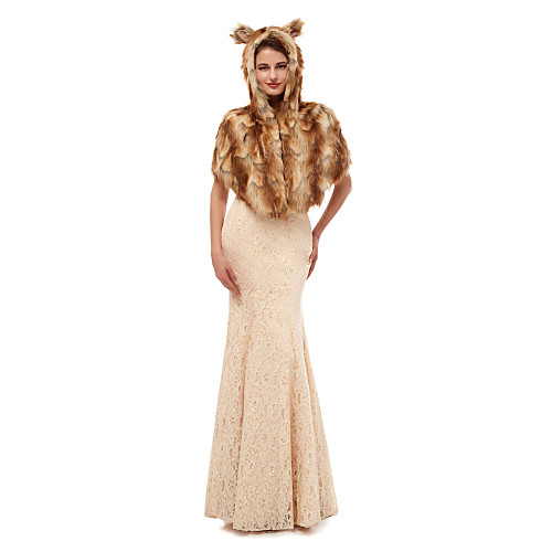 Sleeveless Shawls Faux Fur Wedding / Party / Evening Women's Wrap With Cap / Solid
Sleeveless Shawls Faux Fur Wedding / Party / Evening Women's Wrap With Cap / Solid