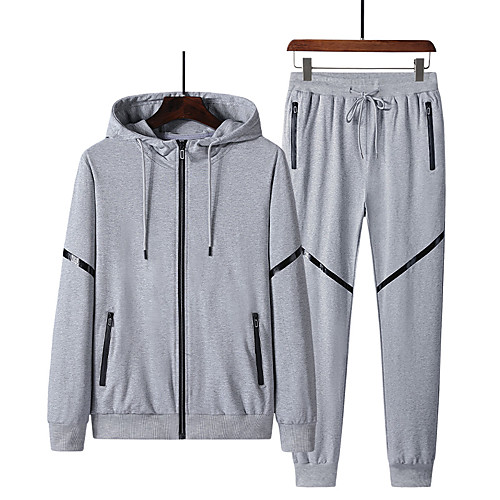 Men's 2 Piece Full Zip Tracksuit Sweatsuit Long Sleeve 2pcs Thermal Warm Soft Fitness Gym Workout Running Walking Jogging Sportswear Solid Colored Jacket and Sweatpants Outfit Set Hoodie Track pants
Men's 2 Piece Full Zip Tracksuit Sweatsuit Long Sleeve 2pcs Thermal Warm Soft Fitness Gym Workout Running Walking Jogging Sportswear Solid Colored Jacket and Sweatpants Outfit Set Hoodie Track pants