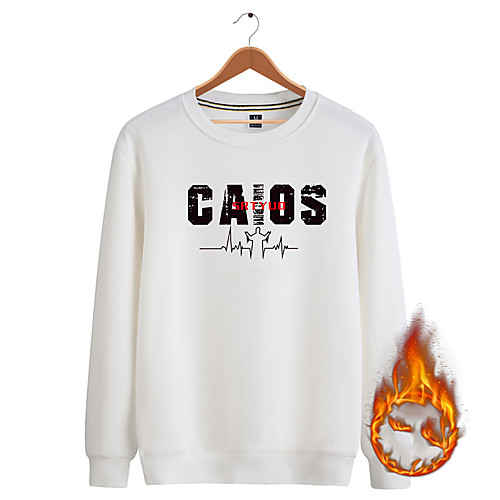 Men's Sweatshirt Pullover Black White Blue Artistic Style Crew Neck Fleece Letter Printed Cool Sport Athleisure Sweatshirt Top Long Sleeve Warm Soft Comfortable Everyday Use Causal Exercising General
Men's Sweatshirt Pullover Black White Blue Artistic Style Crew Neck Fleece Letter Printed Cool Sport Athleisure Sweatshirt Top Long Sleeve Warm Soft Comfortable Everyday Use Causal Exercising General