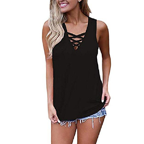 women& #39;s summer sleeveless criss cross casual tank tops basic lace up blouse & #40;l, ruffled sleeve-purple grey& #41;
women& #39;s summer sleeveless criss cross casual tank tops basic lace up blouse & #40;l, ruffled sleeve-purple grey& #41;