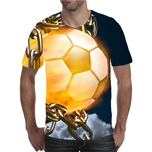 Men's T shirt 3D Print Graphic Plus Size Print Short Sleeve Daily Tops Elegant Exaggerated Yellow
Men's T shirt 3D Print Graphic Plus Size Print Short Sleeve Daily Tops Elegant Exaggerated Yellow
