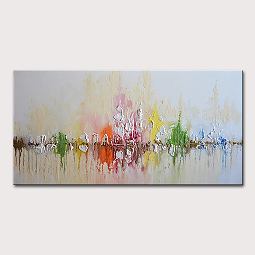 Oil Painting Hand Painted - Abstract Abstract Landscape Modern Stretched Canvas
Oil Painting Hand Painted - Abstract Abstract Landscape Modern Stretched Canvas