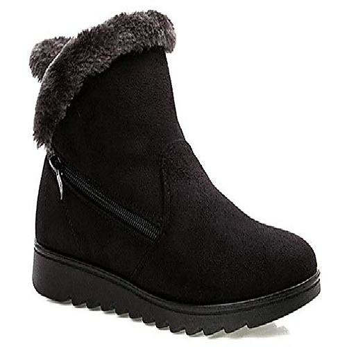 winter snow boots womens anti-slip warm fur lined ankle booties suede flat shoes grey
winter snow boots womens anti-slip warm fur lined ankle booties suede flat shoes grey