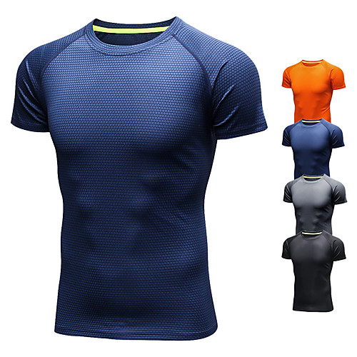 Men's Running T-Shirt Short Sleeve Ice Silk Breathable Quick Dry Moisture Wicking Fitness Gym Workout Running Walking Jogging Sportswear Solid Colored Tee Tshirt Black Orange Navy Blue Gray Activewear
Men's Running T-Shirt Short Sleeve Ice Silk Breathable Quick Dry Moisture Wicking Fitness Gym Workout Running Walking Jogging Sportswear Solid Colored Tee Tshirt Black Orange Navy Blue Gray Activewear