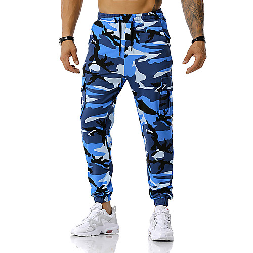 Men's Loose Sweatpants Pants Camouflage Full Length Blue Red Army Green / Spring / Fall
Men's Loose Sweatpants Pants Camouflage Full Length Blue Red Army Green / Spring / Fall