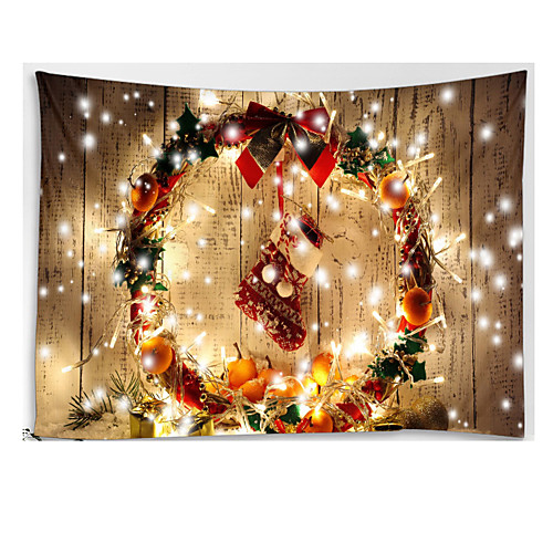 Christmas Santa Claus Wall Tapestry Art Decor Blanket Curtain Picnic Tablecloth Hanging Home Bedroom Living Room Dorm Decoration Wooden Board Light Polyester
Christmas Santa Claus Wall Tapestry Art Decor Blanket Curtain Picnic Tablecloth Hanging Home Bedroom Living Room Dorm Decoration Wooden Board Light Polyester