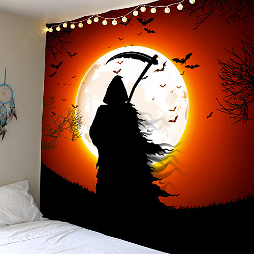 Halloween Scythe Wizard Wall Tapestry Tapestry Halloween Party Wall Tapestry Home Bar Tapestry DIY Halloween Decoration
Halloween Scythe Wizard Wall Tapestry Tapestry Halloween Party Wall Tapestry Home Bar Tapestry DIY Halloween Decoration