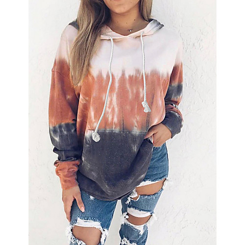 Women's Pullover Hoodie Sweatshirt Tie Dye Tie Dye Daily Casual Hoodies Sweatshirts Blue Orange Gray
Women's Pullover Hoodie Sweatshirt Tie Dye Tie Dye Daily Casual Hoodies Sweatshirts Blue Orange Gray
