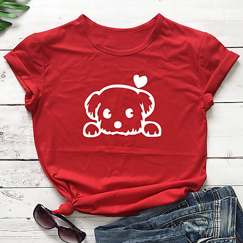 Women's T-shirt Heart Graphic Prints Print Round Neck Tops Slim 100% Cotton Basic Basic Top White Black Purple
Women's T-shirt Heart Graphic Prints Print Round Neck Tops Slim 100% Cotton Basic Basic Top White Black Purple
