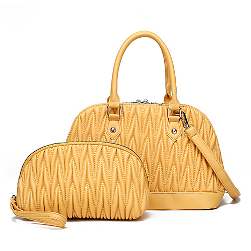 Women's Bags PU Leather Leather Bag Set 2 Pieces Purse Set Zipper Daily Outdoor Bag Sets 2021 Handbags Black Purple Yellow Brown
Women's Bags PU Leather Leather Bag Set 2 Pieces Purse Set Zipper Daily Outdoor Bag Sets 2021 Handbags Black Purple Yellow Brown