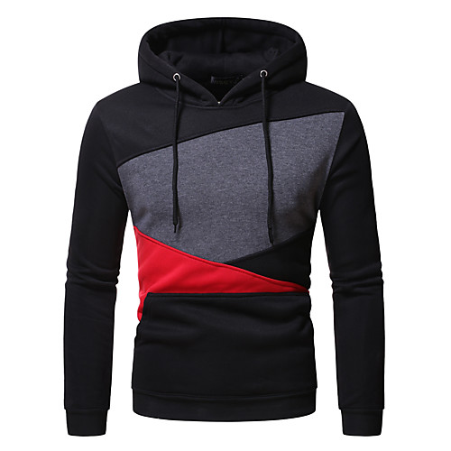 Men's Pullover Hoodie Sweatshirt Color Block non-printing Casual Hoodies Sweatshirts Red Yellow
Men's Pullover Hoodie Sweatshirt Color Block non-printing Casual Hoodies Sweatshirts Red Yellow