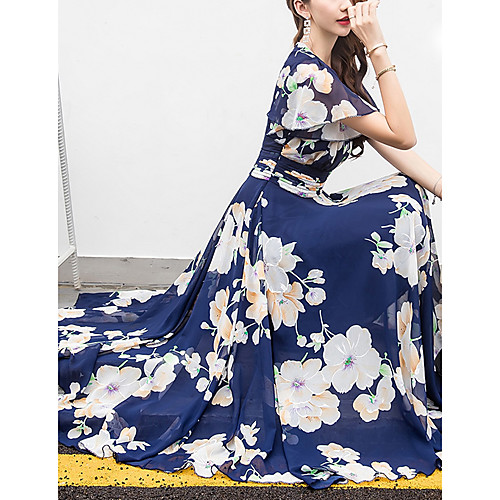 Women's Chiffon Dress Midi Dress Apricot White Blue Yellow Fuchsia Short Sleeve Floral Print Spring Summer V Neck Hot M L XL XXL 3XL 4XL 5XL / Plus Size
Women's Chiffon Dress Midi Dress Apricot White Blue Yellow Fuchsia Short Sleeve Floral Print Spring Summer V Neck Hot M L XL XXL 3XL 4XL 5XL / Plus Size