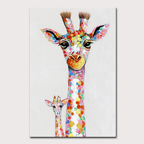 Oil Painting Hand Painted Vertical Animals Pop Art Modern Rolled Canvas (No Frame)
Oil Painting Hand Painted Vertical Animals Pop Art Modern Rolled Canvas (No Frame)