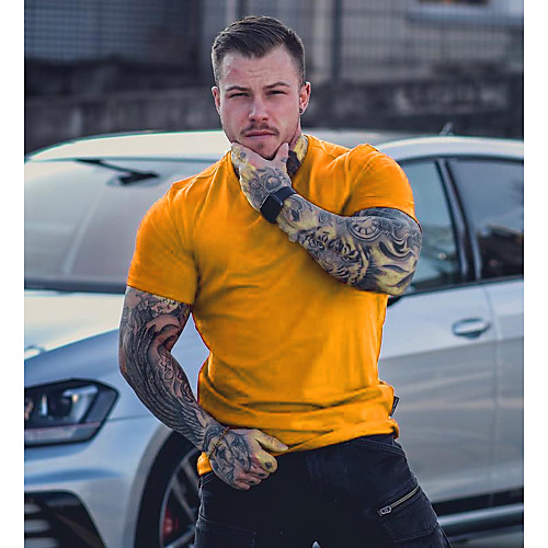 Men's Short Sleeve Workout Tops Running Shirt Tee Tshirt Top Athleisure Cotton Breathable Soft Sweat Out Fitness Gym Workout Performance Running Training Sportswear Solid Colored Normal White Black
Men's Short Sleeve Workout Tops Running Shirt Tee Tshirt Top Athleisure Cotton Breathable Soft Sweat Out Fitness Gym Workout Performance Running Training Sportswear Solid Colored Normal White Black