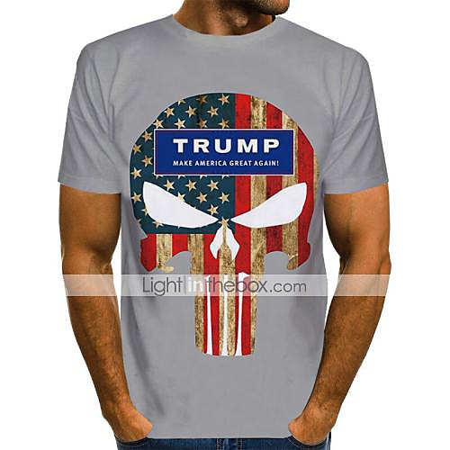 Men's T shirt Graphic National Flag Letter Plus Size Print Short Sleeve Holiday Tops Rock Punk & Gothic Light gray
Men's T shirt Graphic National Flag Letter Plus Size Print Short Sleeve Holiday Tops Rock Punk & Gothic Light gray