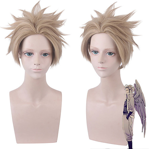 Cosplay Costume Wig Cosplay Wig Hawkes My Hero Academia / Boku No Hero Straight Layered Haircut Wig Short Light Brown Synthetic Hair 12 inch Men's Anime Cosplay Brown
Cosplay Costume Wig Cosplay Wig Hawkes My Hero Academia / Boku No Hero Straight Layered Haircut Wig Short Light Brown Synthetic Hair 12 inch Men's Anime Cosplay Brown