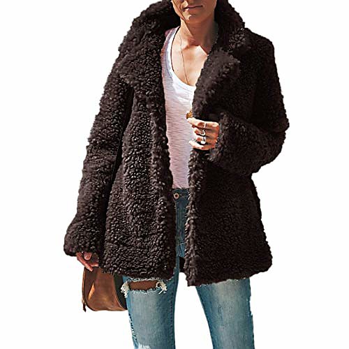 Women's Solid Color Winter Daily Wear Long Sleeve Polyester Coat Tops Apricot
Women's Solid Color Winter Daily Wear Long Sleeve Polyester Coat Tops Apricot