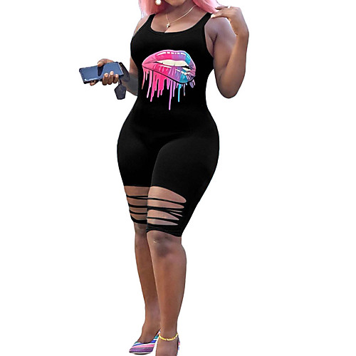 Women's Workout Jumpsuit Fashion Black Orange Yoga Fitness Gym Workout Bodysuit Sleeveless Sport Activewear Tummy Control Butt Lift Breathable Quick Dry Stretchy
Women's Workout Jumpsuit Fashion Black Orange Yoga Fitness Gym Workout Bodysuit Sleeveless Sport Activewear Tummy Control Butt Lift Breathable Quick Dry Stretchy