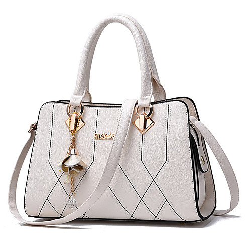 Women's Bags PU Leather Satchel Solid Color Leather Bags Daily Wine White Black Purple
Women's Bags PU Leather Satchel Solid Color Leather Bags Daily Wine White Black Purple