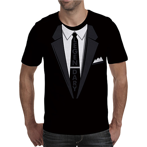 Men's T shirt Graphic Plus Size Print Short Sleeve Daily Tops Elegant Exaggerated Black
Men's T shirt Graphic Plus Size Print Short Sleeve Daily Tops Elegant Exaggerated Black