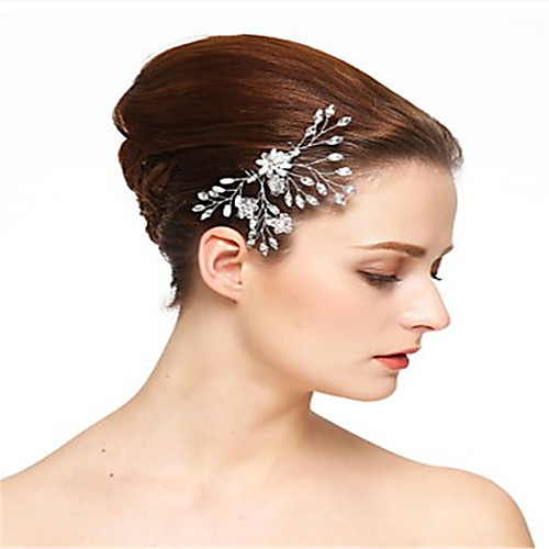 Crystal / Imitation Pearl / Rhinestone Hair Combs with Rhinestone / Crystal / Imitation Pearl 1 Piece Wedding Headpiece
Crystal / Imitation Pearl / Rhinestone Hair Combs with Rhinestone / Crystal / Imitation Pearl 1 Piece Wedding Headpiece