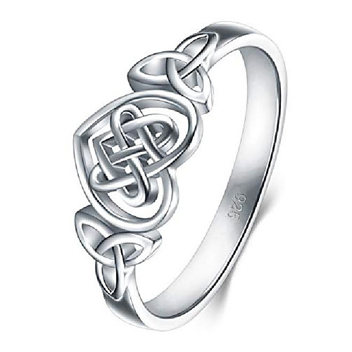 925 sterling silver ring celtic knot heart high polish tarnish resistant eternity wedding band stackable ring size 10
925 sterling silver ring celtic knot heart high polish tarnish resistant eternity wedding band stackable ring size 10