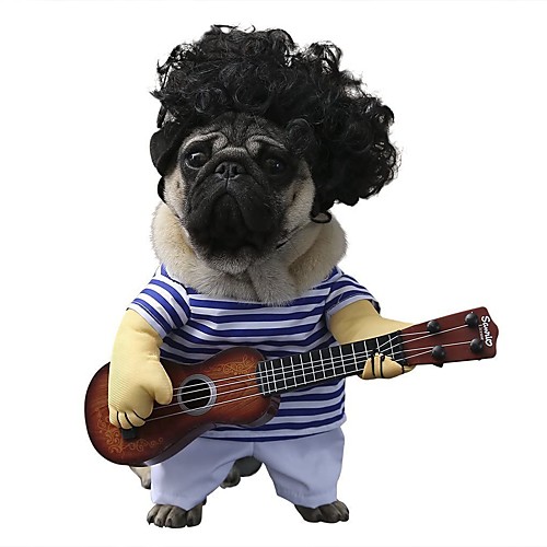 Dog Cat Pets Halloween Costumes Costume Guitarist Player Guitar Funny Halloween Winter Dog Clothes Puppy Clothes Dog Outfits Blue Costume Baby Small Dog for Girl and Boy Dog Polyster M L XL
Dog Cat Pets Halloween Costumes Costume Guitarist Player Guitar Funny Halloween Winter Dog Clothes Puppy Clothes Dog Outfits Blue Costume Baby Small Dog for Girl and Boy Dog Polyster M L XL