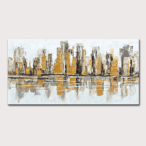 Oil Painting Hand Painted Horizontal Abstract Abstract Landscape Modern Rolled Canvas (No Frame)
Oil Painting Hand Painted Horizontal Abstract Abstract Landscape Modern Rolled Canvas (No Frame)