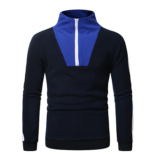 Men's Sweatshirt Color Block Daily Sports Basic Casual Hoodies Sweatshirts Navy Blue Gray
Men's Sweatshirt Color Block Daily Sports Basic Casual Hoodies Sweatshirts Navy Blue Gray