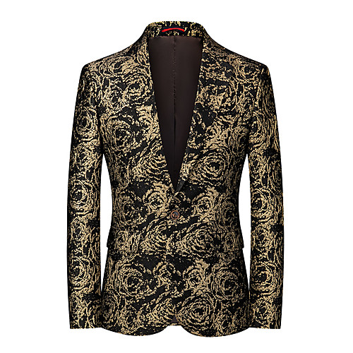 Tuxedos Standard Fit Notch Single Breasted One-button Polyester Floral / Botanical / Waves
Tuxedos Standard Fit Notch Single Breasted One-button Polyester Floral / Botanical / Waves