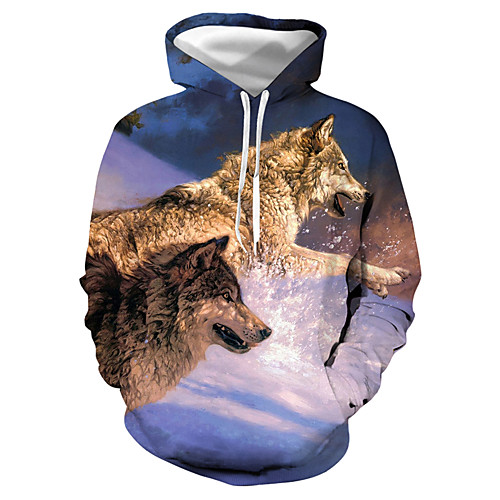 Men's Pullover Hoodie Sweatshirt Graphic Animal Daily Club Casual Hoodies Sweatshirts Blue
Men's Pullover Hoodie Sweatshirt Graphic Animal Daily Club Casual Hoodies Sweatshirts Blue