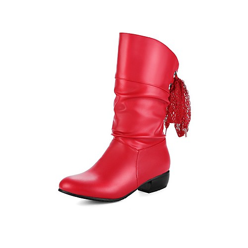 Women's Boots Wedge Heel Round Toe Booties Ankle Boots Classic Daily PU Solid Colored White Black Red / Booties / Ankle Boots / Booties / Ankle Boots
Women's Boots Wedge Heel Round Toe Booties Ankle Boots Classic Daily PU Solid Colored White Black Red / Booties / Ankle Boots / Booties / Ankle Boots