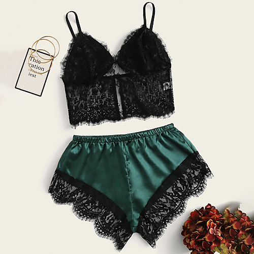 Women's Mesh Lace Suits Nightwear Patchwork Embroidered Black / Blue / Red S M L / Strap
Women's Mesh Lace Suits Nightwear Patchwork Embroidered Black / Blue / Red S M L / Strap