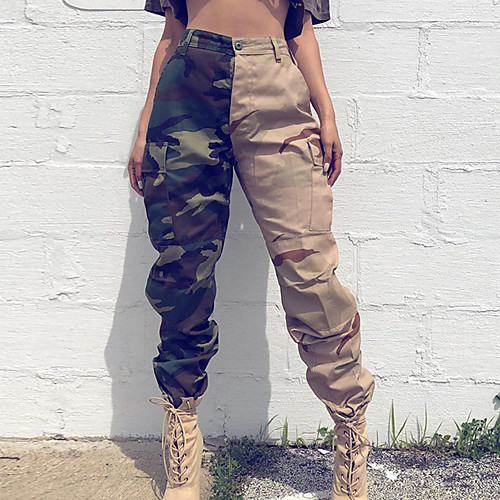 Women's Basic Breathable Daily Tactical Cargo Pants Camouflage Full Length Army Green
Women's Basic Breathable Daily Tactical Cargo Pants Camouflage Full Length Army Green